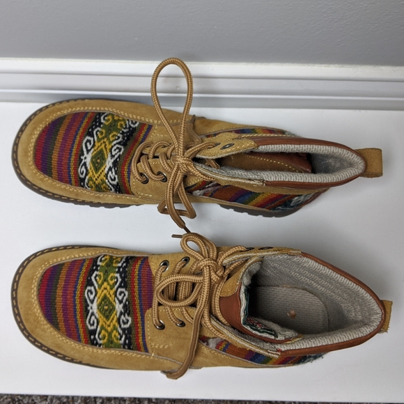 Vintage Shoes Authentic Peruvian Hiking Boots Poshmark